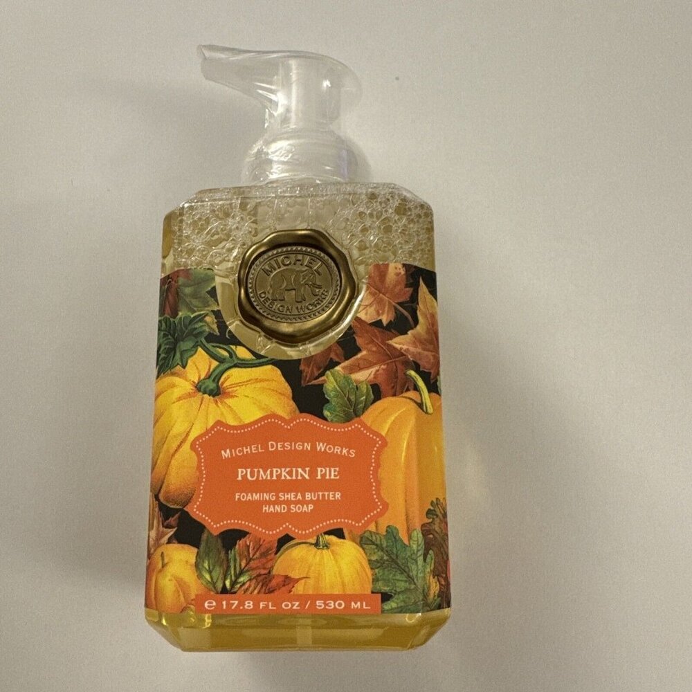 Michel Design Works Foaming Hand Soap Pumpkin Pie 17.8 fl oz. New HG7